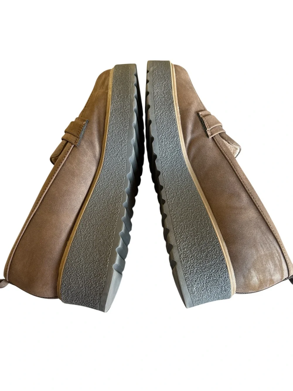 SOUL Naturalizer Joyla Brown Platform Wedge Lug Sole Loafers-Women’s Size 9.5